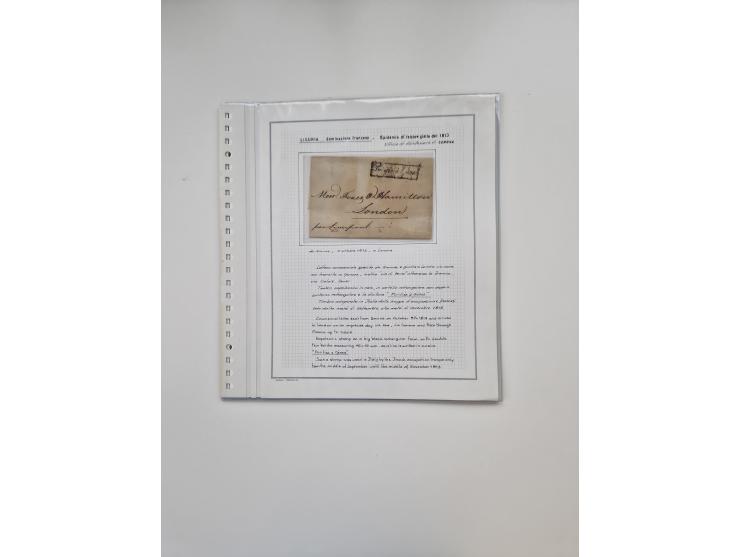 ALLE WELT: 1630/17, Ausstellungssammlung "Desinfizierte Post während der Pest-, Gelbfieber- und Choleraepidemien" mit 81 Brie