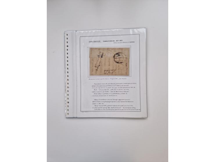 ALLE WELT: 1630/17, Ausstellungssammlung "Desinfizierte Post während der Pest-, Gelbfieber- und Choleraepidemien" mit 81 Brie