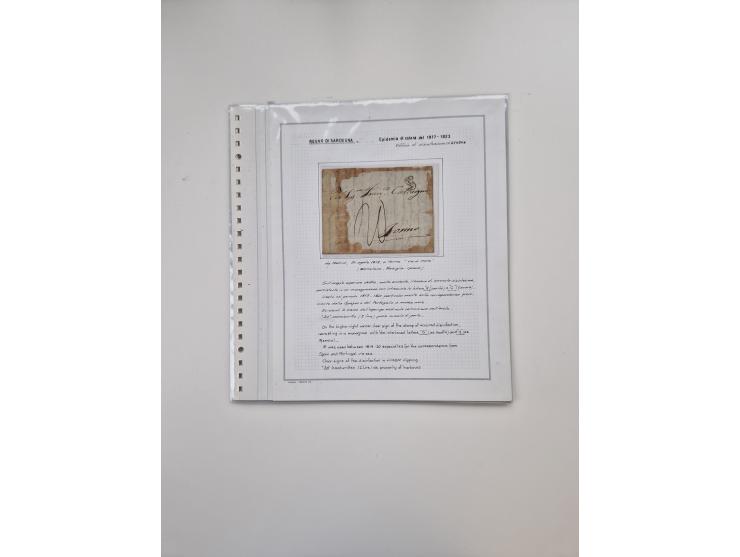 ALLE WELT: 1630/17, Ausstellungssammlung "Desinfizierte Post während der Pest-, Gelbfieber- und Choleraepidemien" mit 81 Brie