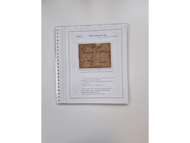 ALLE WELT: 1630/17, Ausstellungssammlung "Desinfizierte Post während der Pest-, Gelbfieber- und Choleraepidemien" mit 81 Brie