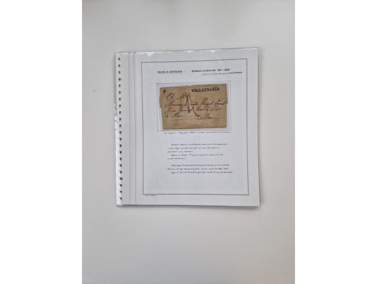 ALLE WELT: 1630/17, Ausstellungssammlung "Desinfizierte Post während der Pest-, Gelbfieber- und Choleraepidemien" mit 81 Brie