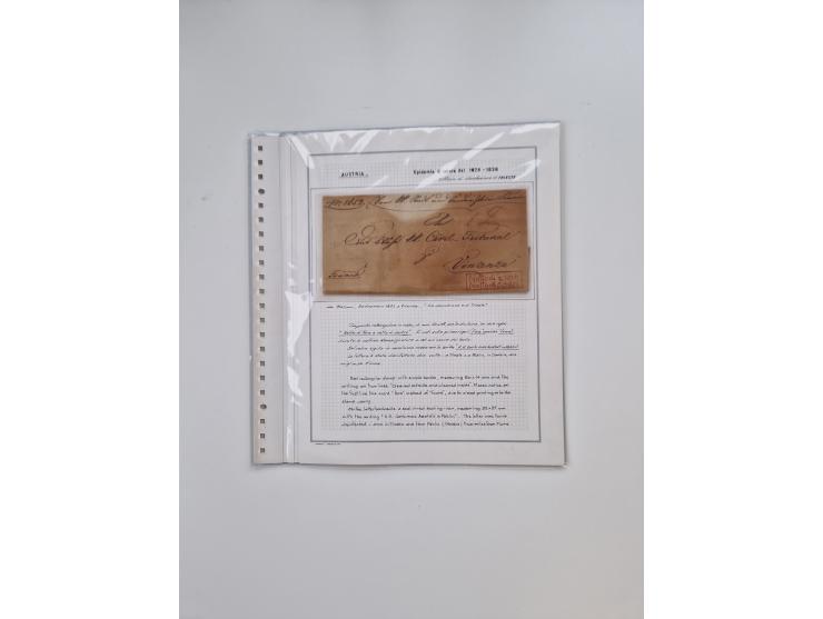 ALLE WELT: 1630/17, Ausstellungssammlung "Desinfizierte Post während der Pest-, Gelbfieber- und Choleraepidemien" mit 81 Brie