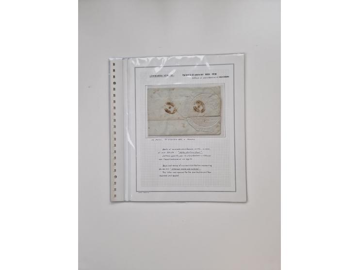 ALLE WELT: 1630/17, Ausstellungssammlung "Desinfizierte Post während der Pest-, Gelbfieber- und Choleraepidemien" mit 81 Brie