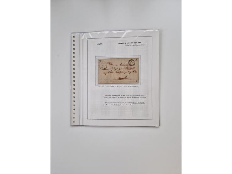 ALLE WELT: 1630/17, Ausstellungssammlung "Desinfizierte Post während der Pest-, Gelbfieber- und Choleraepidemien" mit 81 Brie