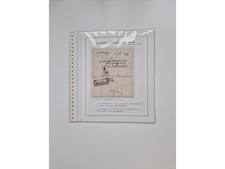 ALLE WELT: 1630/17, Ausstellungssammlung "Desinfizierte Post während der Pest-, Gelbfieber- und Choleraepidemien" mit 81 Brie