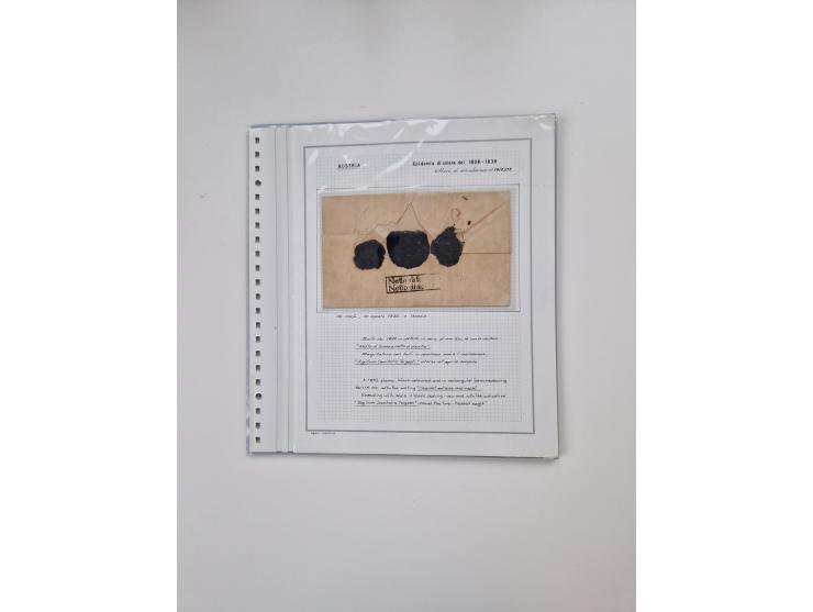 ALLE WELT: 1630/17, Ausstellungssammlung "Desinfizierte Post während der Pest-, Gelbfieber- und Choleraepidemien" mit 81 Brie