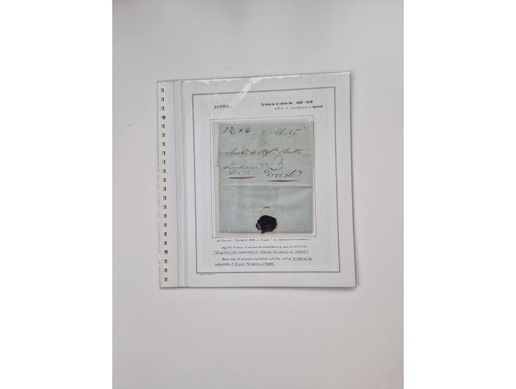 ALLE WELT: 1630/17, Ausstellungssammlung "Desinfizierte Post während der Pest-, Gelbfieber- und Choleraepidemien" mit 81 Brie