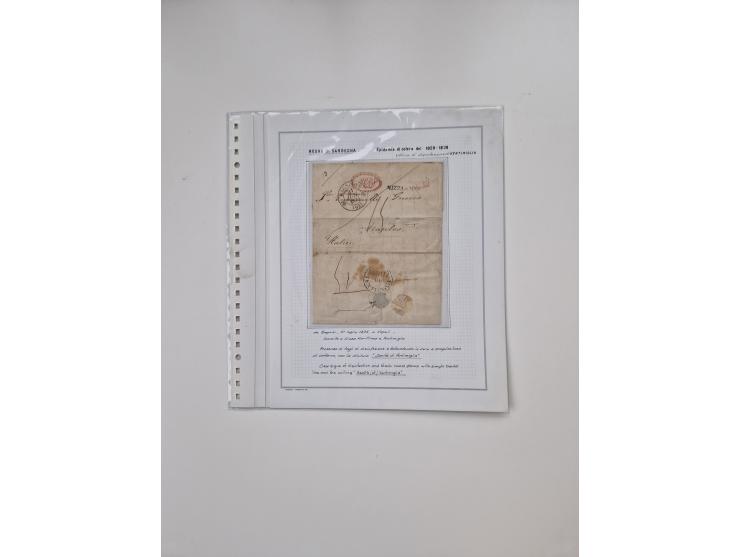 ALLE WELT: 1630/17, Ausstellungssammlung "Desinfizierte Post während der Pest-, Gelbfieber- und Choleraepidemien" mit 81 Brie