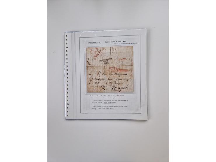 ALLE WELT: 1630/17, Ausstellungssammlung "Desinfizierte Post während der Pest-, Gelbfieber- und Choleraepidemien" mit 81 Brie