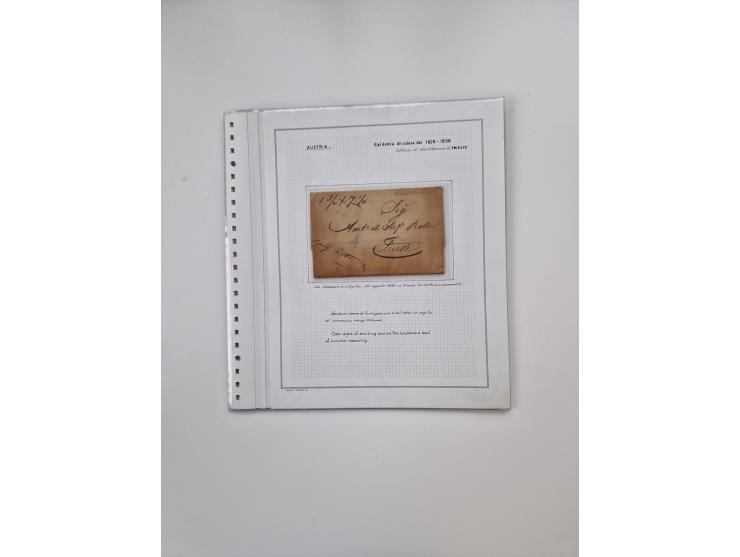 ALLE WELT: 1630/17, Ausstellungssammlung "Desinfizierte Post während der Pest-, Gelbfieber- und Choleraepidemien" mit 81 Brie