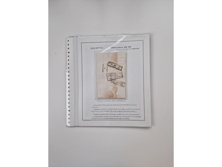 ALLE WELT: 1630/17, Ausstellungssammlung "Desinfizierte Post während der Pest-, Gelbfieber- und Choleraepidemien" mit 81 Brie