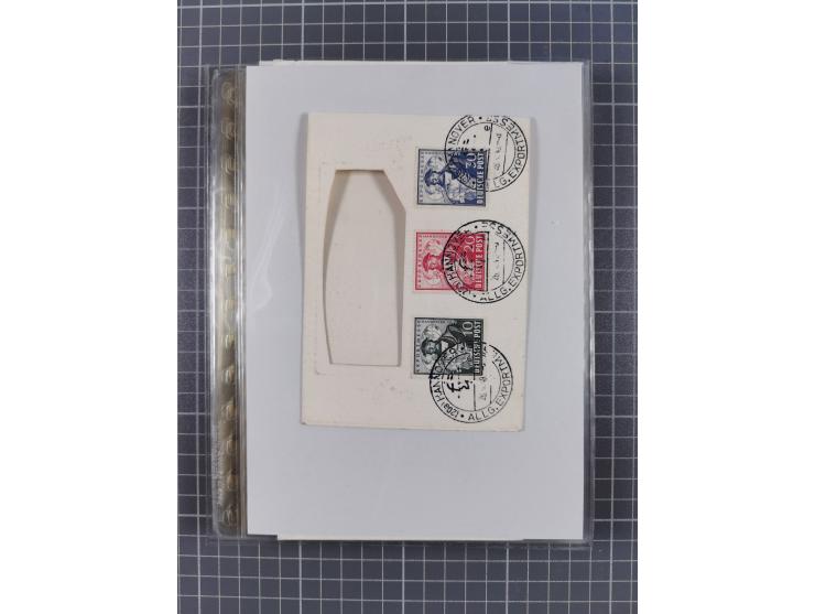1945/50, interessanter Bestand mit fast nur besseren Sätzen, Block-Ausgaben und Briefen. Dabei u.a. SBZ Bl.1xa postfrisch (FA