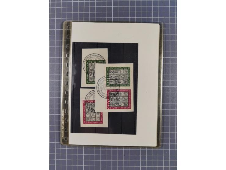 1945/50, interessanter Bestand mit fast nur besseren Sätzen, Block-Ausgaben und Briefen. Dabei u.a. SBZ Bl.1xa postfrisch (FA