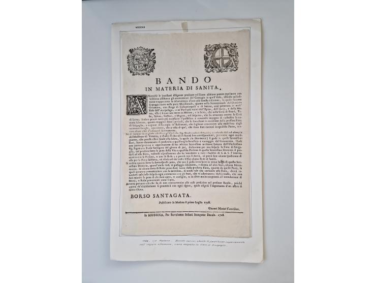 ALLE WELT: 1611/1900, reichhaltiger Sammlungsbestand mit ca. 400–500 Briefen und Dokumenten zum Thema Gesundheit aus dem 16. 