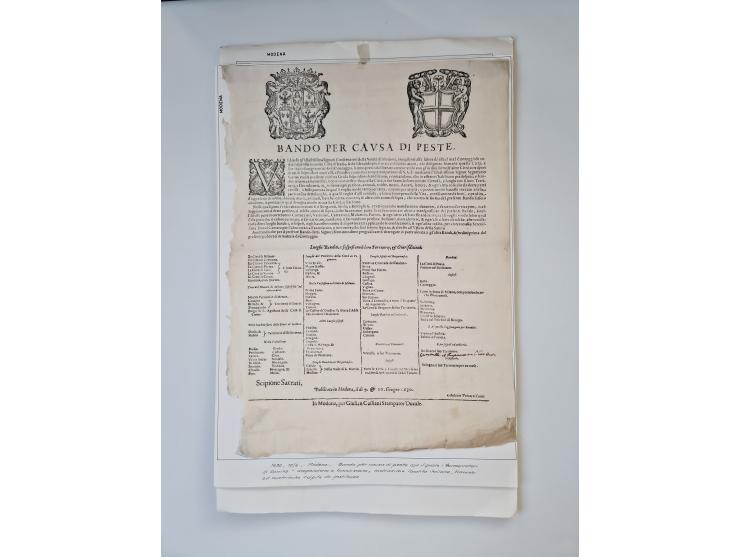 ALLE WELT: 1611/1900, reichhaltiger Sammlungsbestand mit ca. 400–500 Briefen und Dokumenten zum Thema Gesundheit aus dem 16. 