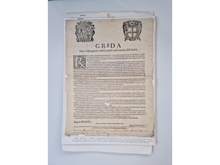 ALLE WELT: 1611/1900, reichhaltiger Sammlungsbestand mit ca. 400–500 Briefen und Dokumenten zum Thema Gesundheit aus dem 16. 
