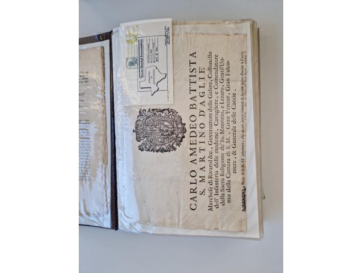 ALLE WELT: 1611/1900, reichhaltiger Sammlungsbestand mit ca. 400–500 Briefen und Dokumenten zum Thema Gesundheit aus dem 16. 