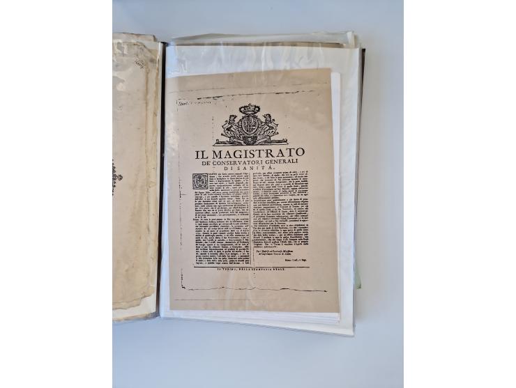 ALLE WELT: 1611/1900, reichhaltiger Sammlungsbestand mit ca. 400–500 Briefen und Dokumenten zum Thema Gesundheit aus dem 16. 