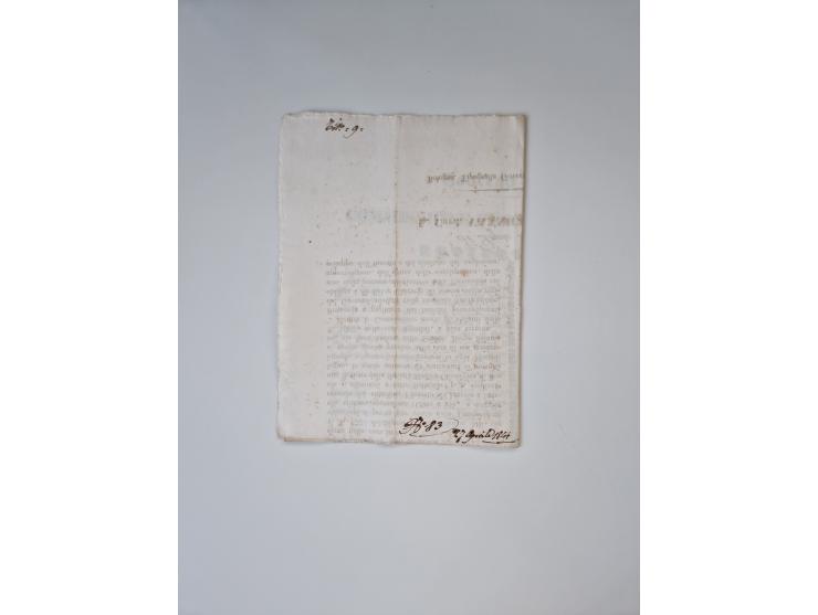 ALLE WELT: 1611/1900, reichhaltiger Sammlungsbestand mit ca. 400–500 Briefen und Dokumenten zum Thema Gesundheit aus dem 16. 