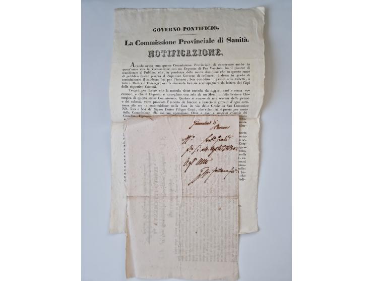 ALLE WELT: 1611/1900, reichhaltiger Sammlungsbestand mit ca. 400–500 Briefen und Dokumenten zum Thema Gesundheit aus dem 16. 