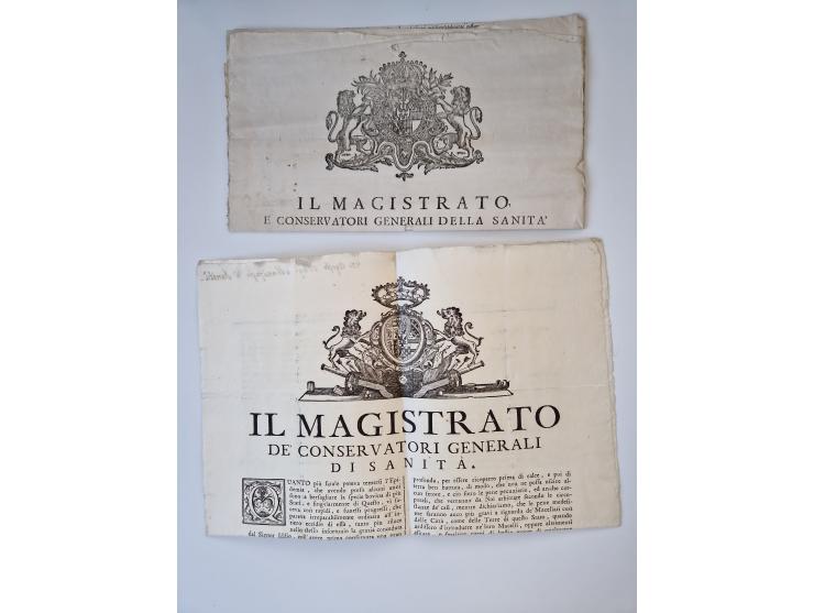 ALLE WELT: 1611/1900, reichhaltiger Sammlungsbestand mit ca. 400–500 Briefen und Dokumenten zum Thema Gesundheit aus dem 16. 