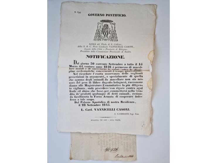 ALLE WELT: 1611/1900, reichhaltiger Sammlungsbestand mit ca. 400–500 Briefen und Dokumenten zum Thema Gesundheit aus dem 16. 