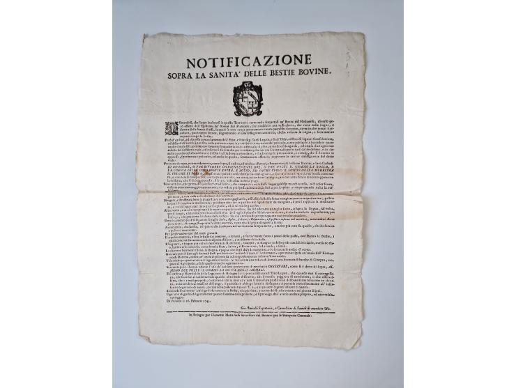 ALLE WELT: 1611/1900, reichhaltiger Sammlungsbestand mit ca. 400–500 Briefen und Dokumenten zum Thema Gesundheit aus dem 16. 