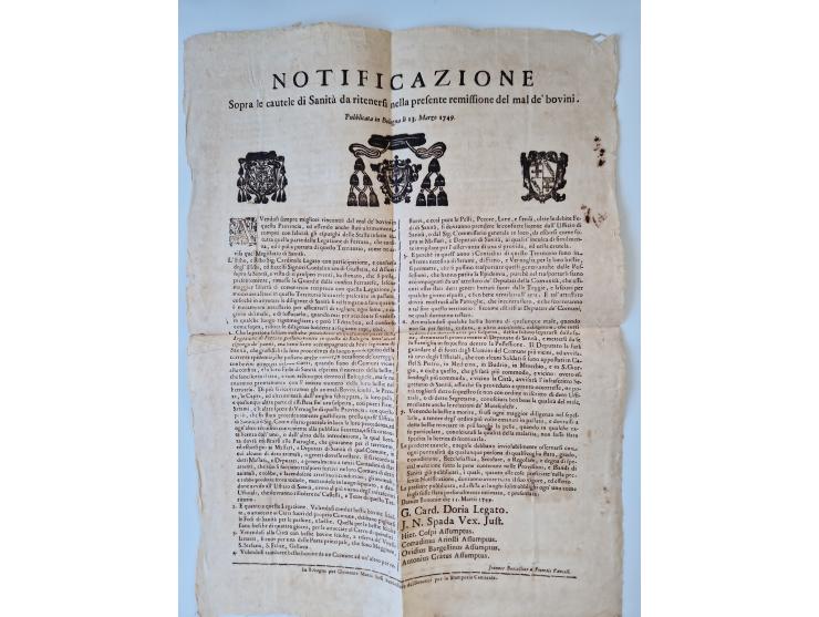ALLE WELT: 1611/1900, reichhaltiger Sammlungsbestand mit ca. 400–500 Briefen und Dokumenten zum Thema Gesundheit aus dem 16. 