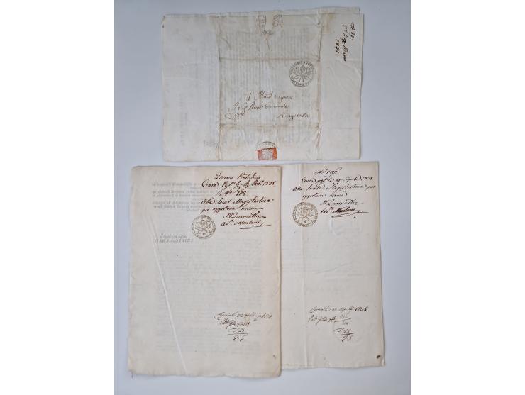 ALLE WELT: 1611/1900, reichhaltiger Sammlungsbestand mit ca. 400–500 Briefen und Dokumenten zum Thema Gesundheit aus dem 16. 