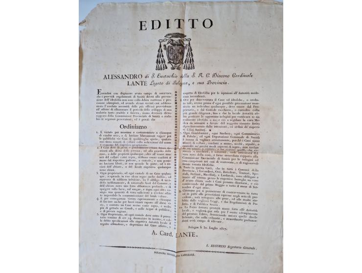 ALLE WELT: 1611/1900, reichhaltiger Sammlungsbestand mit ca. 400–500 Briefen und Dokumenten zum Thema Gesundheit aus dem 16. 