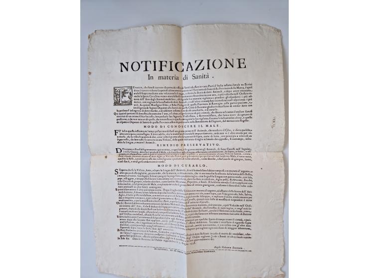 ALLE WELT: 1611/1900, reichhaltiger Sammlungsbestand mit ca. 400–500 Briefen und Dokumenten zum Thema Gesundheit aus dem 16. 