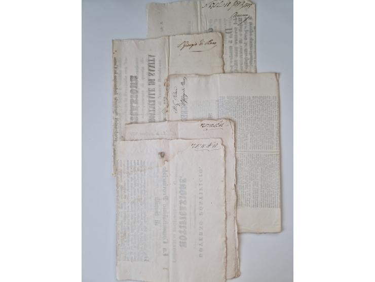 ALLE WELT: 1611/1900, reichhaltiger Sammlungsbestand mit ca. 400–500 Briefen und Dokumenten zum Thema Gesundheit aus dem 16. 