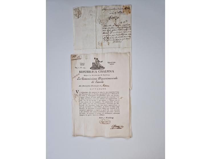 ALLE WELT: 1611/1900, reichhaltiger Sammlungsbestand mit ca. 400–500 Briefen und Dokumenten zum Thema Gesundheit aus dem 16. 