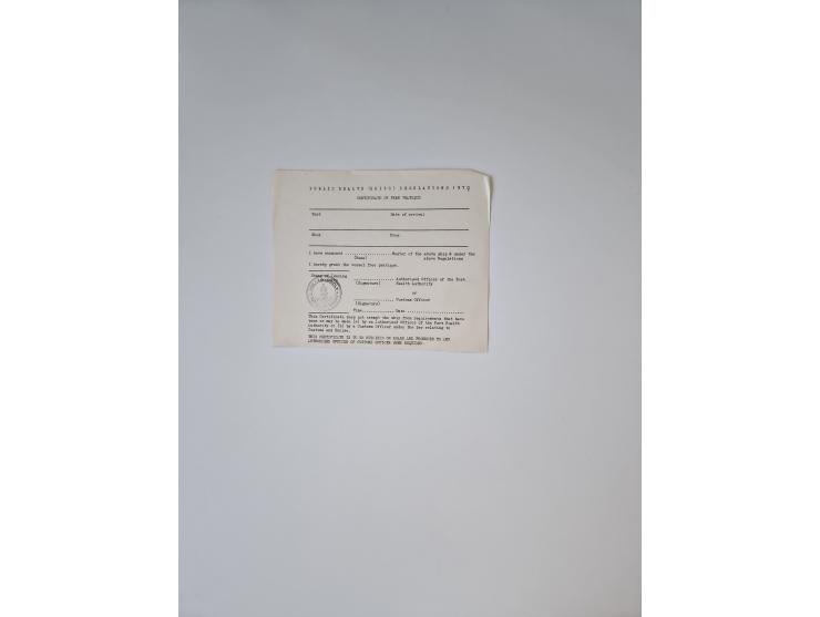 ALLE WELT: 1611/1900, reichhaltiger Sammlungsbestand mit ca. 400–500 Briefen und Dokumenten zum Thema Gesundheit aus dem 16. 