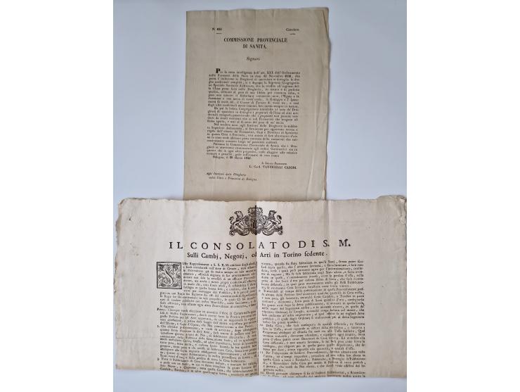 ALLE WELT: 1611/1900, reichhaltiger Sammlungsbestand mit ca. 400–500 Briefen und Dokumenten zum Thema Gesundheit aus dem 16. 