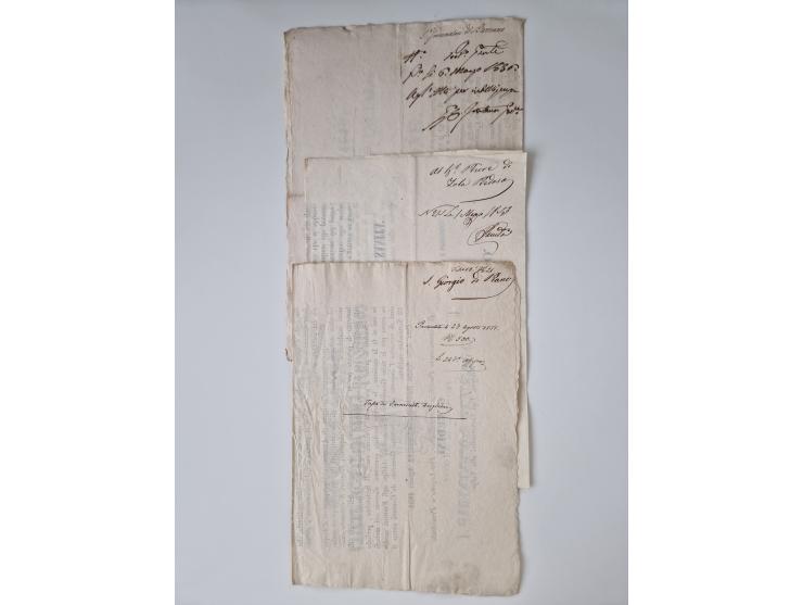 ALLE WELT: 1611/1900, reichhaltiger Sammlungsbestand mit ca. 400–500 Briefen und Dokumenten zum Thema Gesundheit aus dem 16. 