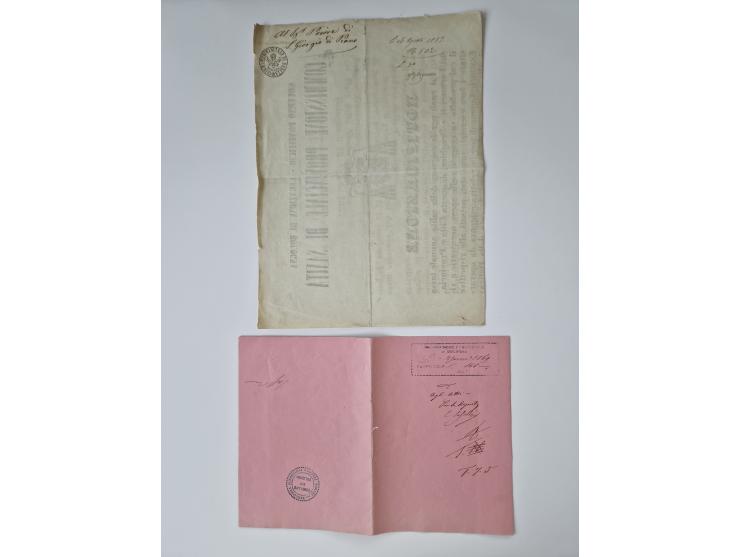 ALLE WELT: 1611/1900, reichhaltiger Sammlungsbestand mit ca. 400–500 Briefen und Dokumenten zum Thema Gesundheit aus dem 16. 