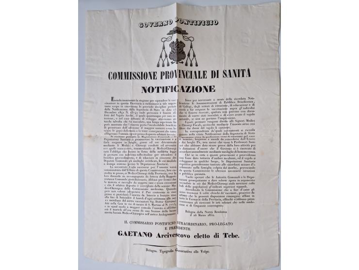 ALLE WELT: 1611/1900, reichhaltiger Sammlungsbestand mit ca. 400–500 Briefen und Dokumenten zum Thema Gesundheit aus dem 16. 