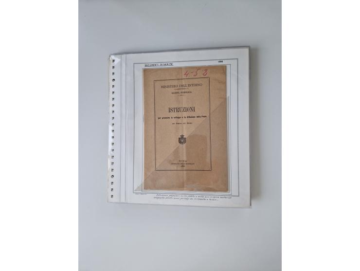 ALLE WELT: 1611/1900, reichhaltiger Sammlungsbestand mit ca. 400–500 Briefen und Dokumenten zum Thema Gesundheit aus dem 16. 