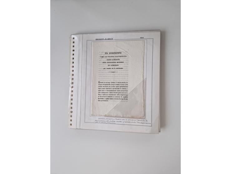 ALLE WELT: 1611/1900, reichhaltiger Sammlungsbestand mit ca. 400–500 Briefen und Dokumenten zum Thema Gesundheit aus dem 16. 