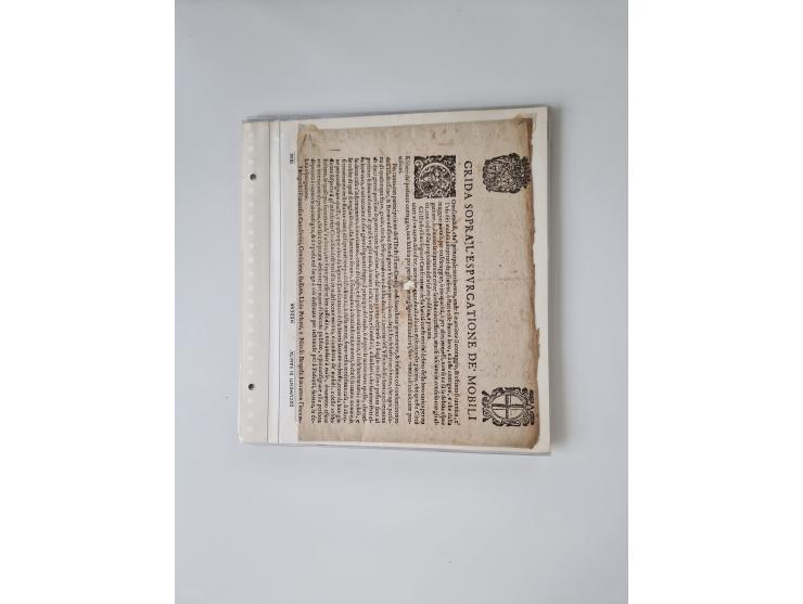 ALLE WELT: 1611/1900, reichhaltiger Sammlungsbestand mit ca. 400–500 Briefen und Dokumenten zum Thema Gesundheit aus dem 16. 