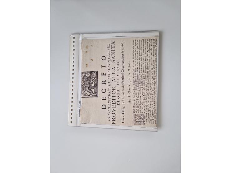 ALLE WELT: 1611/1900, reichhaltiger Sammlungsbestand mit ca. 400–500 Briefen und Dokumenten zum Thema Gesundheit aus dem 16. 