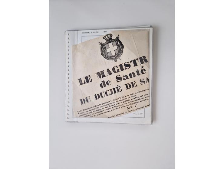 ALLE WELT: 1611/1900, reichhaltiger Sammlungsbestand mit ca. 400–500 Briefen und Dokumenten zum Thema Gesundheit aus dem 16. 