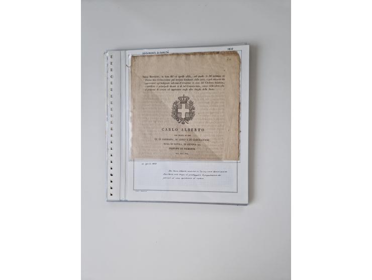 ALLE WELT: 1611/1900, reichhaltiger Sammlungsbestand mit ca. 400–500 Briefen und Dokumenten zum Thema Gesundheit aus dem 16. 