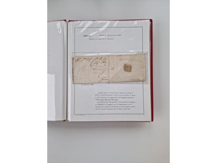 VENETIEN: 1549/1849, 40 Briefe und Dokumente, angefangen mit 4 frühen Briefen aus 1549 bis 1606, dabei u.a. ein Brief aus 154