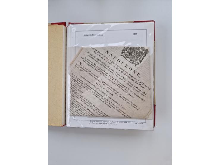 VENETIEN: 1549/1849, 40 Briefe und Dokumente, angefangen mit 4 frühen Briefen aus 1549 bis 1606, dabei u.a. ein Brief aus 154