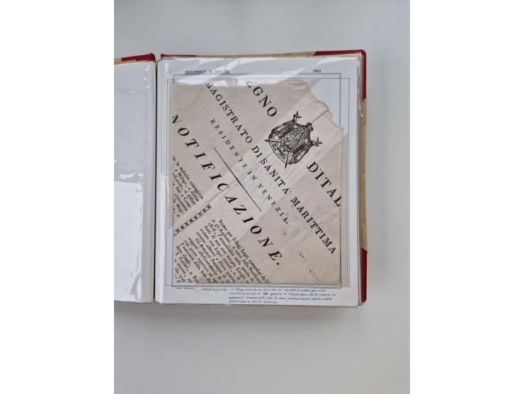 VENETIEN: 1549/1849, 40 Briefe und Dokumente, angefangen mit 4 frühen Briefen aus 1549 bis 1606, dabei u.a. ein Brief aus 154