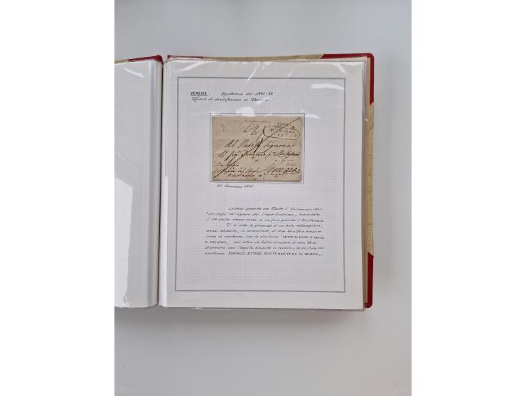 VENETIEN: 1549/1849, 40 Briefe und Dokumente, angefangen mit 4 frühen Briefen aus 1549 bis 1606, dabei u.a. ein Brief aus 154