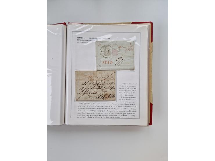 VENETIEN: 1549/1849, 40 Briefe und Dokumente, angefangen mit 4 frühen Briefen aus 1549 bis 1606, dabei u.a. ein Brief aus 154