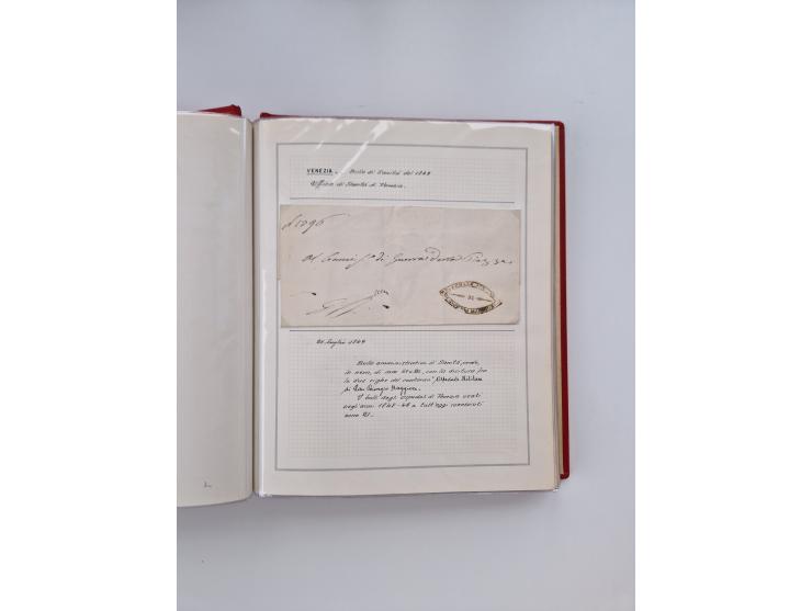 VENETIEN: 1549/1849, 40 Briefe und Dokumente, angefangen mit 4 frühen Briefen aus 1549 bis 1606, dabei u.a. ein Brief aus 154